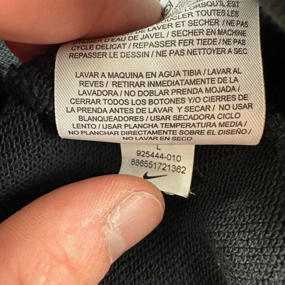 Nike AF1 Black Sweatpants Men’s Size L - Picture 10 of 16